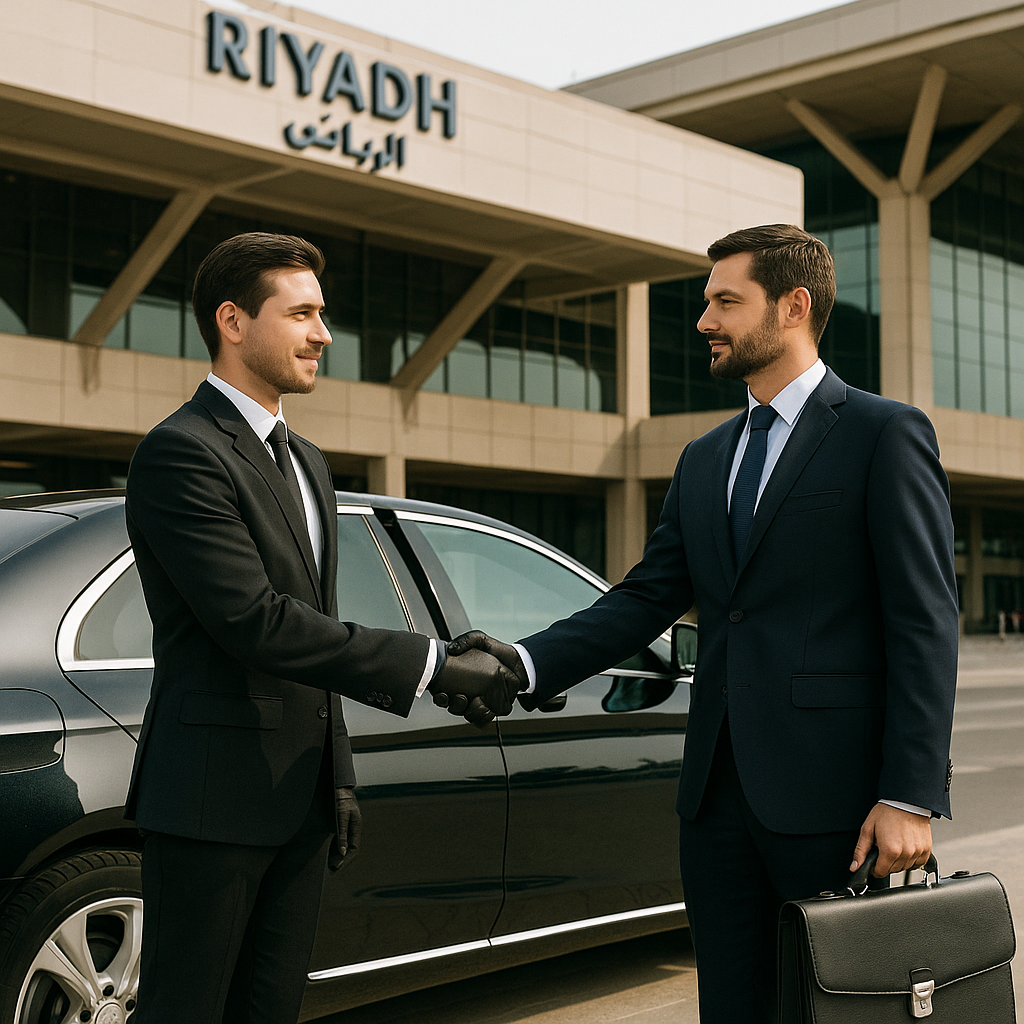 First-Class Chauffeur Experience from Riyadh Airport to City Hotels