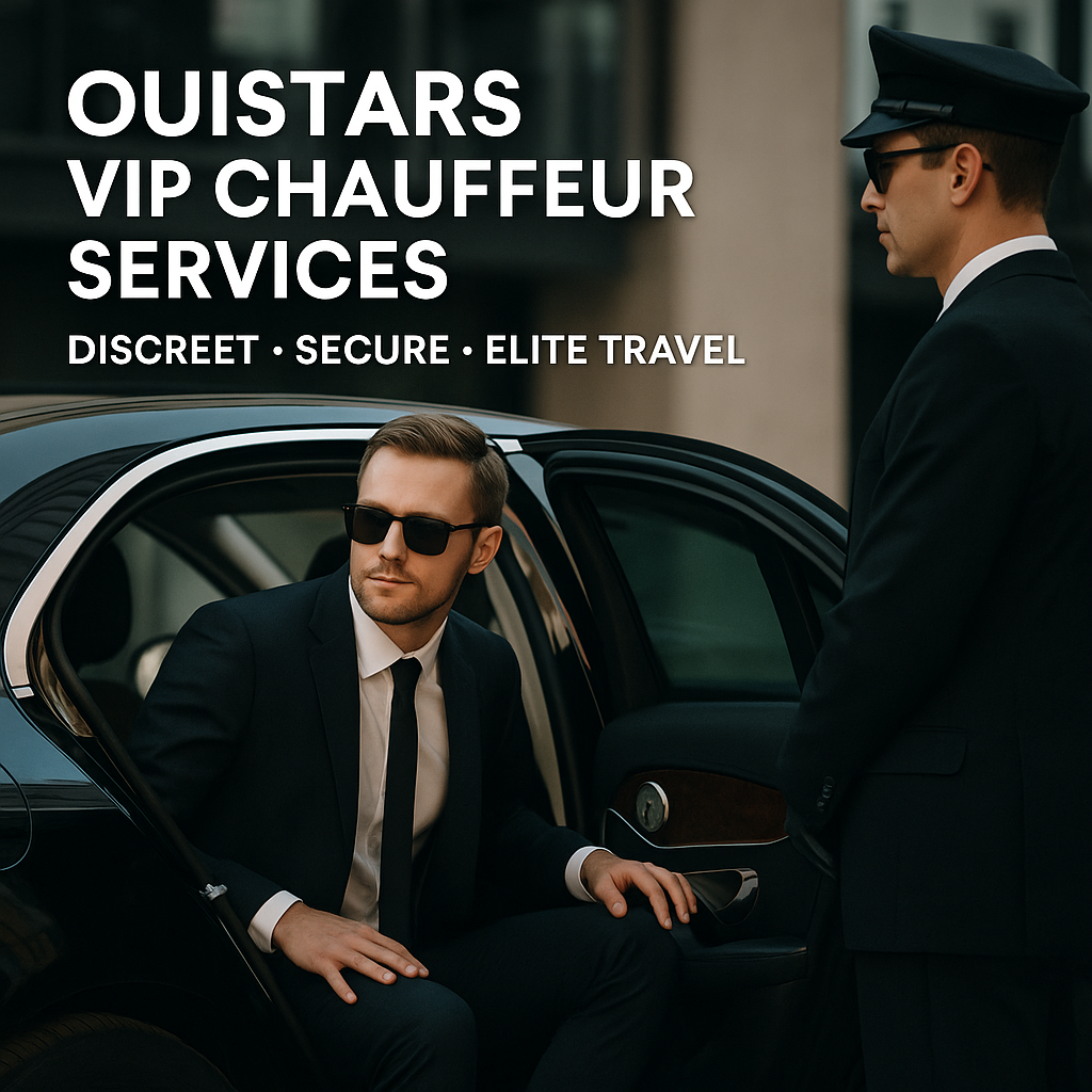 خدمة سائقين VIP للمشاهير والشخصيات العامة | تنقل خاص وآمن مع OuiStars