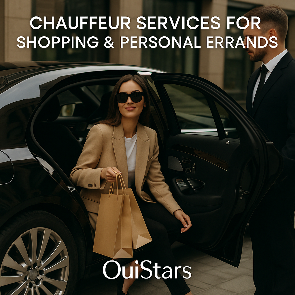 Personal Chauffeur for Shopping & Errands | OuiStars Luxury Service