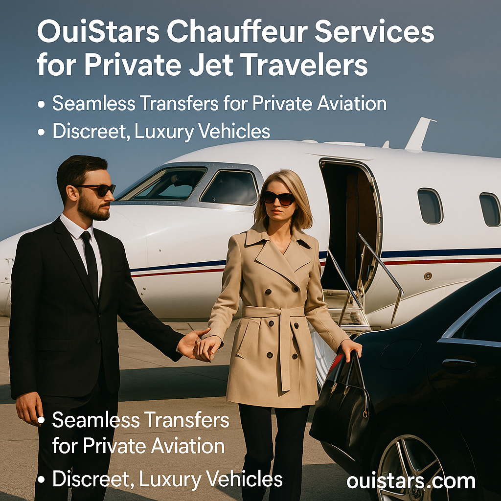 خدمة سائق خاص لمسافري الطائرات الخاصة | OuiStars