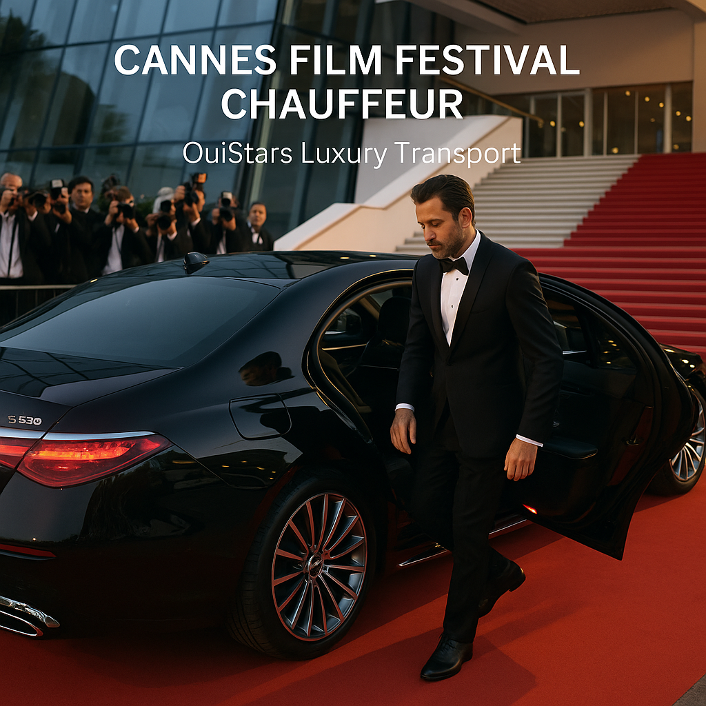 خدمة سائق خاص في كان خلال مهرجان كان السينمائي | OuiStars