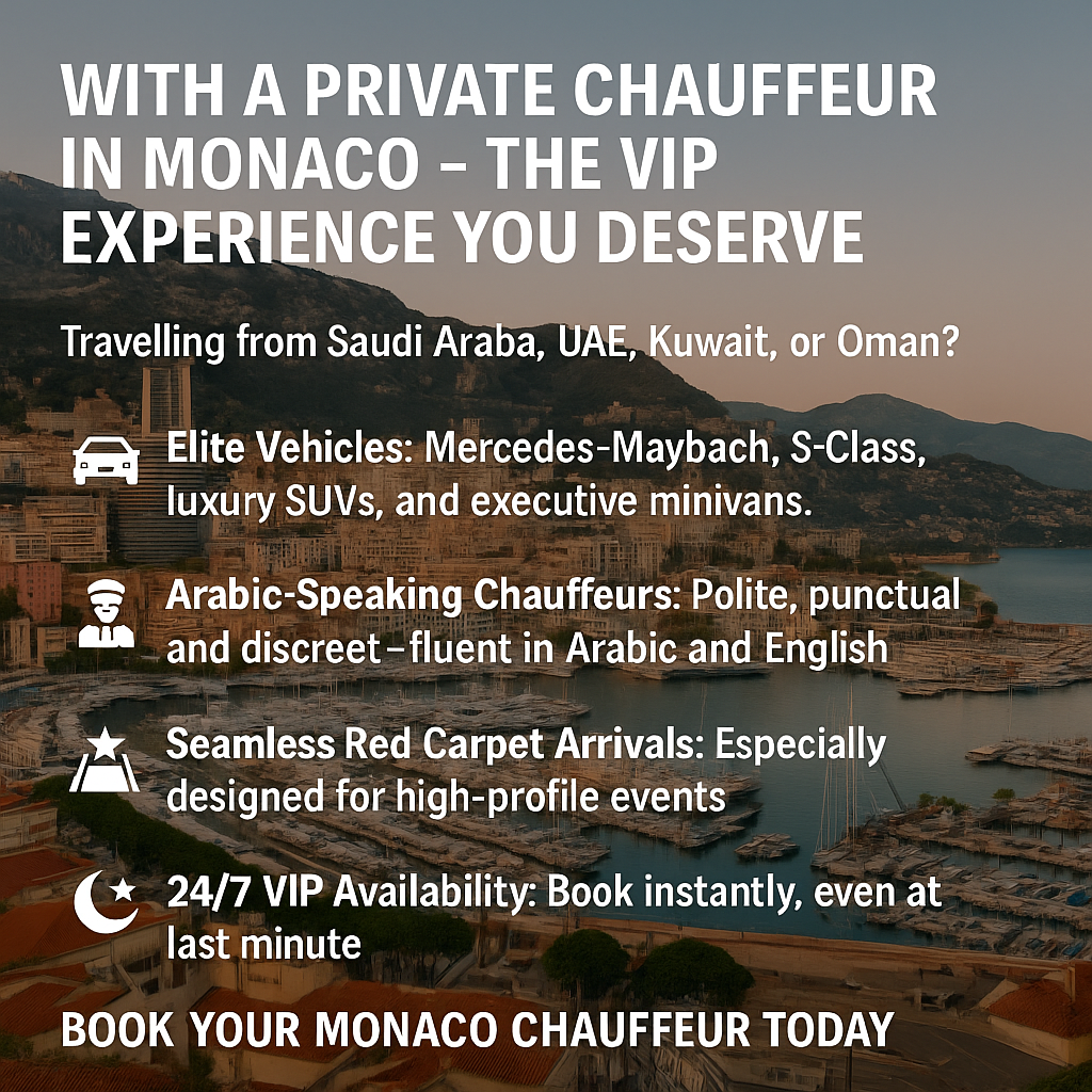 Luxury Chauffeur Service in Monaco for Gulf Visitors | OuiStars