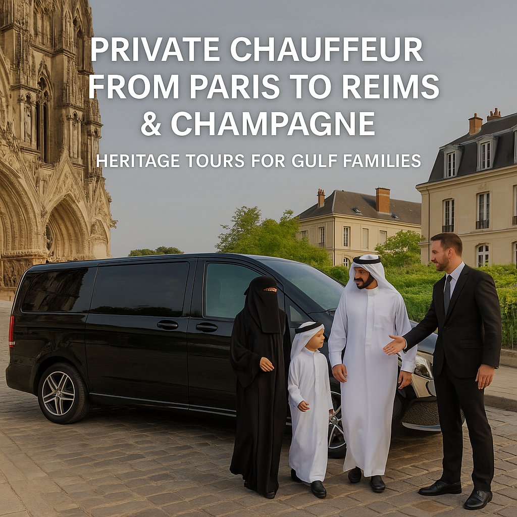 Private Chauffeur from Paris to Reims & Champagne Region – Heritage Tours for Gulf & Saudi Families | OuiStars