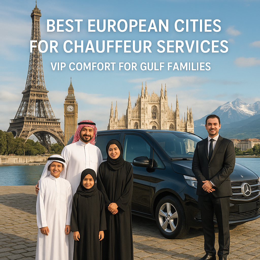 Best European Cities for Chauffeur Services for Gulf Families – Paris, London, Milan, Geneva & More