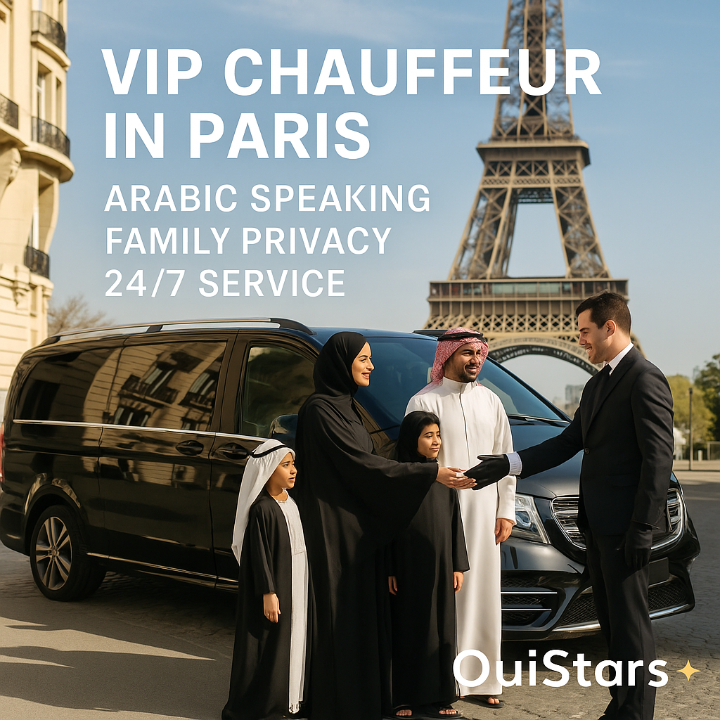 Private Chauffeur in Paris for Gulf Visitors – OuiStars VIP Service