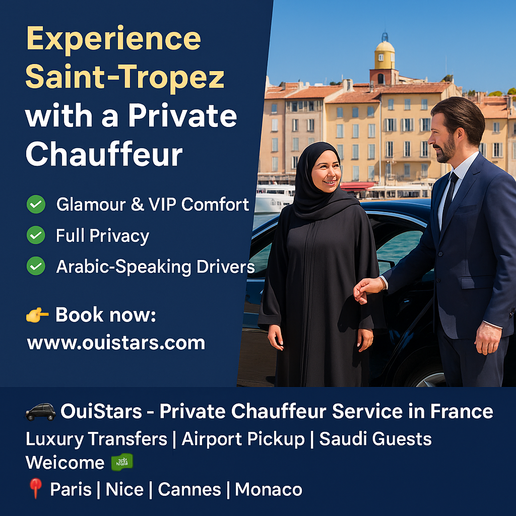 Private Chauffeur in Saint-Tropez – Luxury Transfers for Gulf VIPs | OuiStars