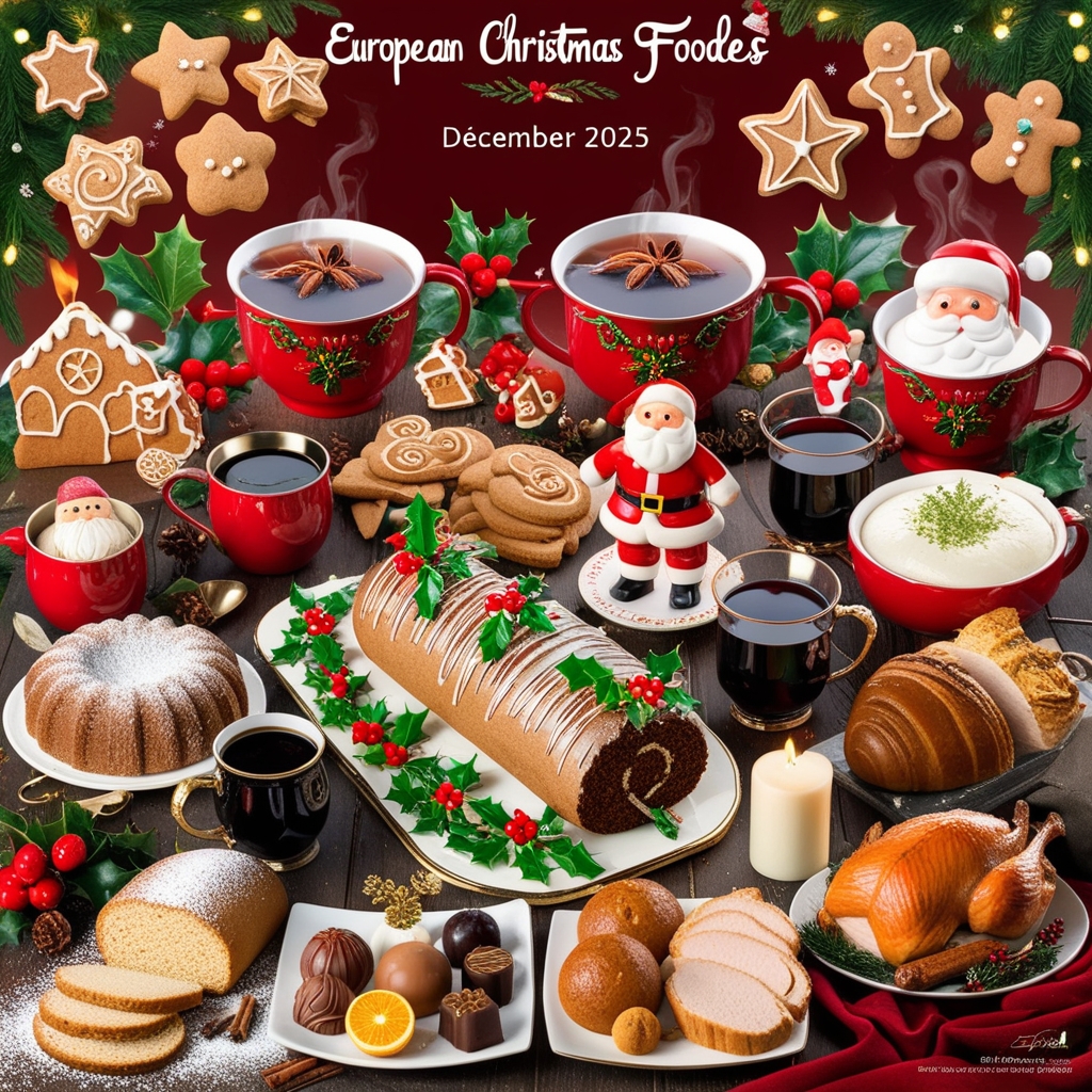 Top Christmas Foods & Treats to Try in Europe 2025
